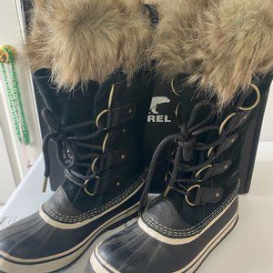 Sorel Womens Black Joan of Artic Boots